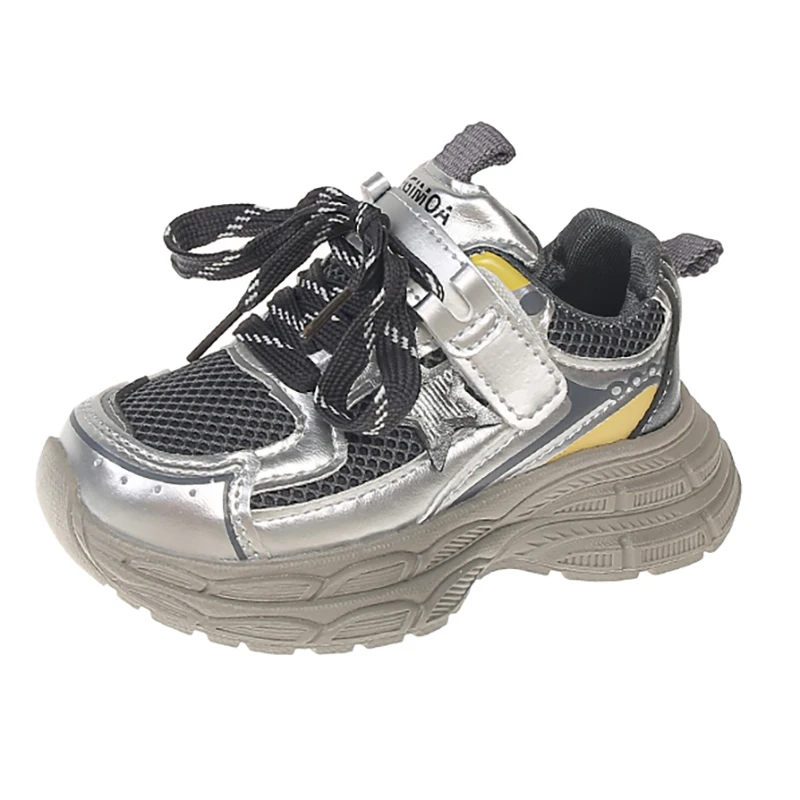 

Осенняя спортивная обувь для детей, дышащие уличные кроссовки для бега для мальчиков и девочек, модные детские кроссовки 2025 года, повседневная детская обувь