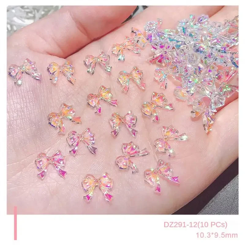 Nail Decoration Attractive Rich And Colorful Wholesale Nail Accessories Nail Art Affordable Bear Design 3d Effects Unique Bow