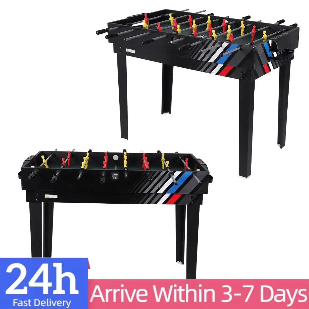 

4-In-1 Foosball Table Combo Set with Football Billiards Ice Hockey Table Tennis Tabletop Game Set for Friends and Family Playing