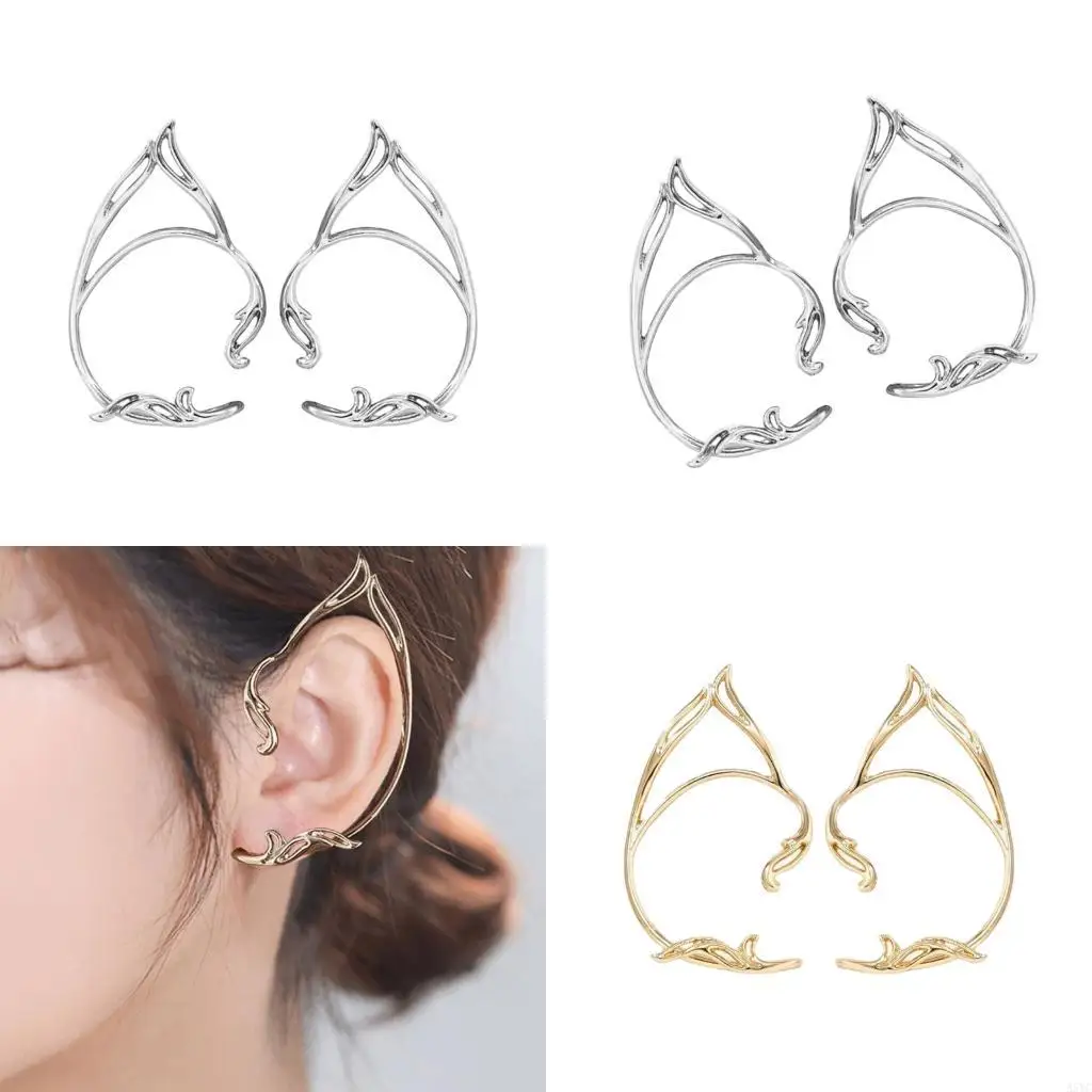 A5YC Metal Cats Metal Areal Jewelry Actors for Cosplay Costumes and Fantasy Event #1