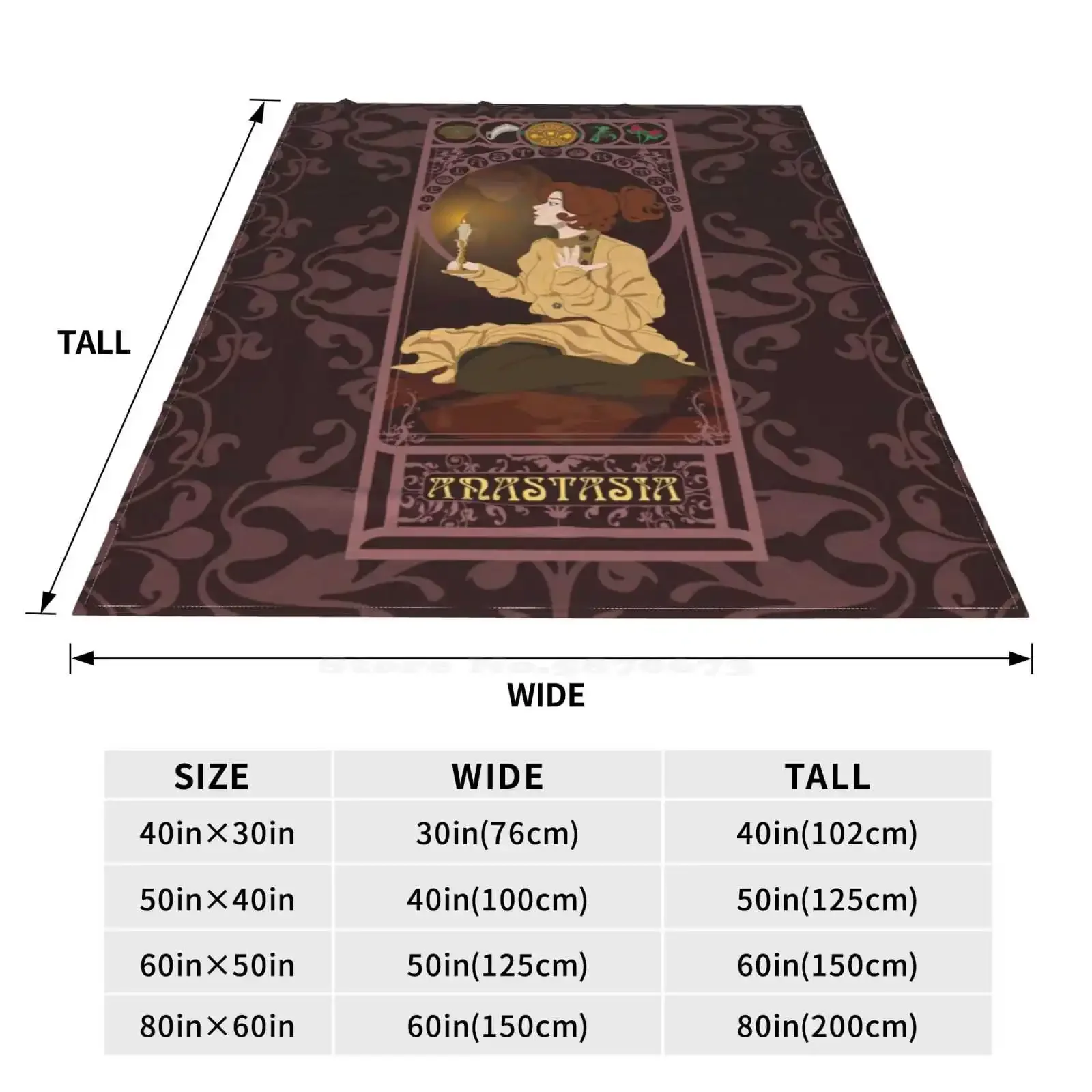 Anastasia Nouveau-Anastasia Top Quality Comfortable Bed Sofa Soft Blanket Anastasia Nouveau Movies Cartoon Romanov Princess