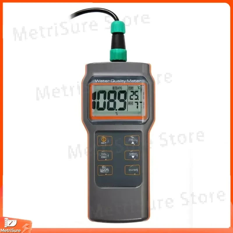 Portable High Precision Multifunctional Water Quality Tester for Dissolved Oxygen DO pH Temperature Conductivity TDS Salinity