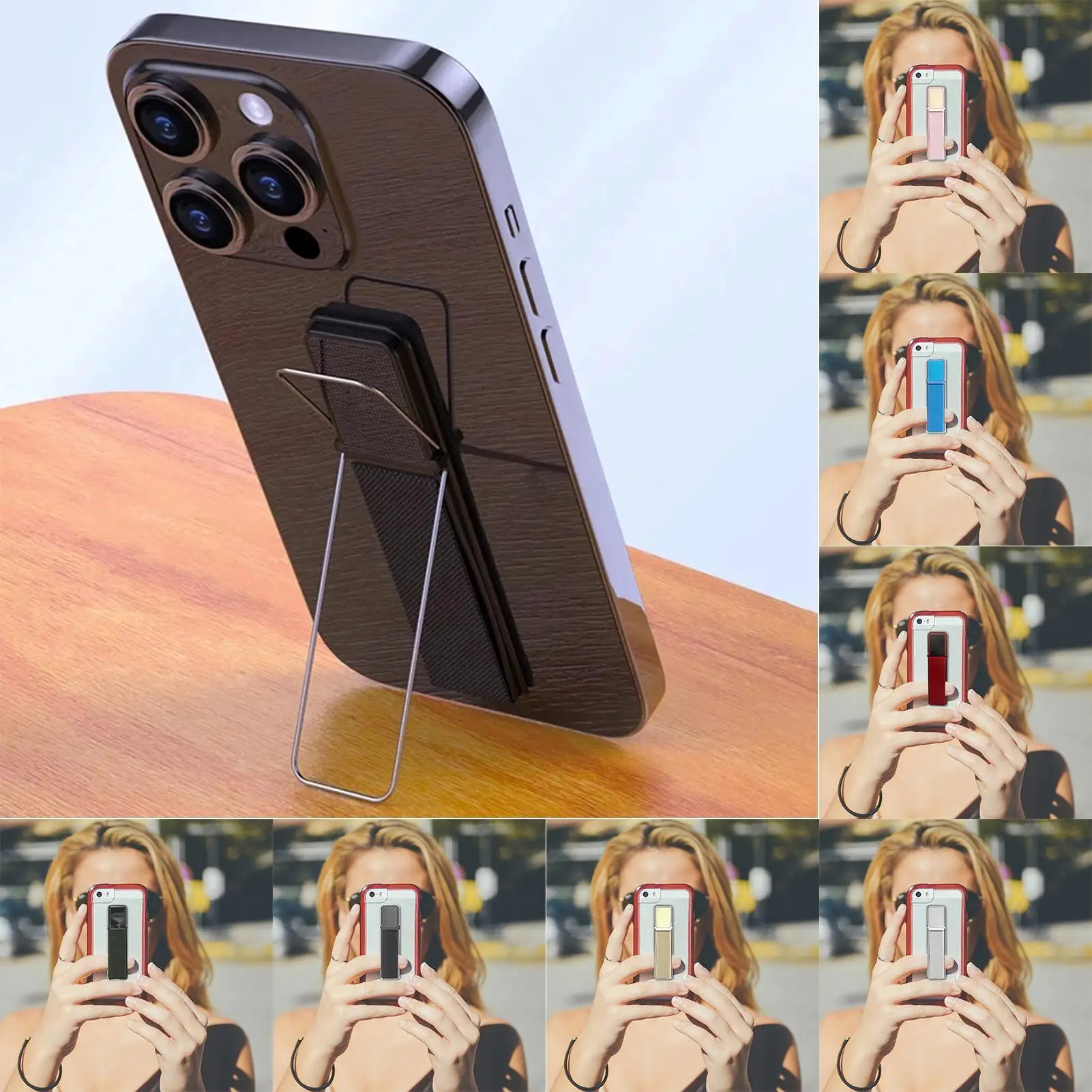 

Клейкая подставка для телефона и ручка, телескопическая подставка для телефона, ремешок для телефона, чехлы для телефонов, портативный удобный ремешок для телефона