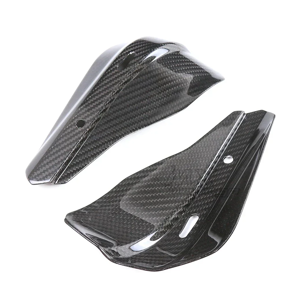 100% Carbon Fiber Motorcycle Universal Handlebar Hand Shield Handguard Protector Hand Guards Grips For KTM YAMAHA HONDA DUCATI