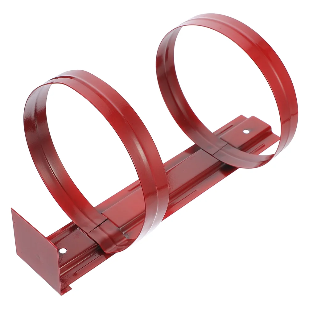 

Red Wall Mount Fire Extinguisher Holder Rack Shelf Bracket Hanger Attachment Hook Safety Accessories Rear Racks Interior Iron