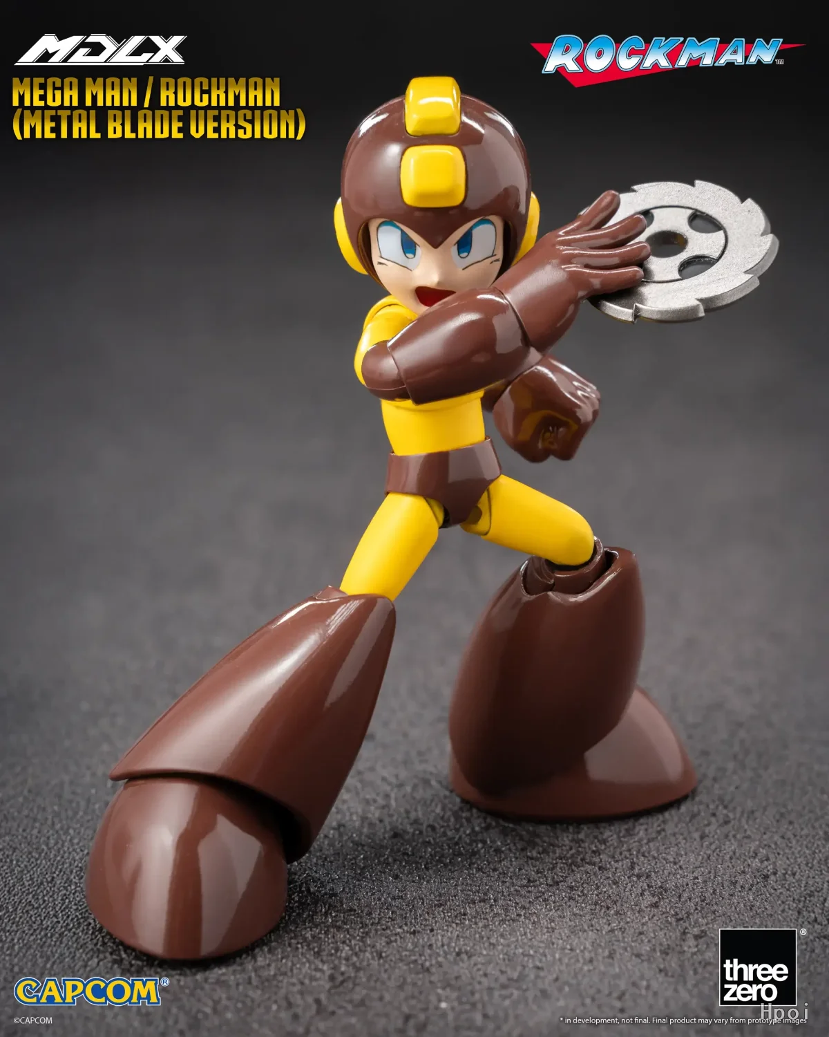 Threezero MDLX Mega Man Rockman Metal Blade Version Action Figures Model Kit Toys for Boys Original Box Collection
