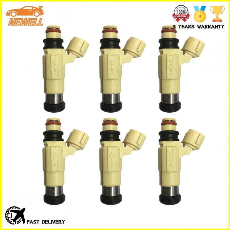 

6pcs 15710-52D00 INP-774 Fuel injector For Suzuki XL-7 2002~2006 Grand Vitara 2001~2004 2.7L V6 800-1975N 842-12307 FJ939