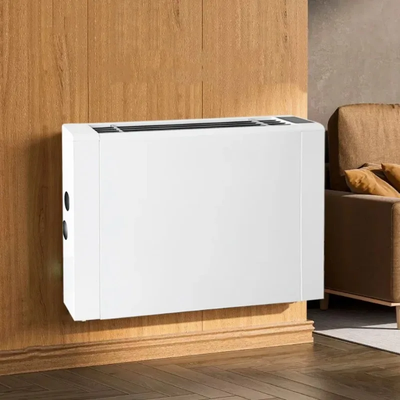 Manufacture Vertical Concealed Floor Chilled Water Fcu Ultra-thin Fan Coil Units for Heating and Cooling Systems