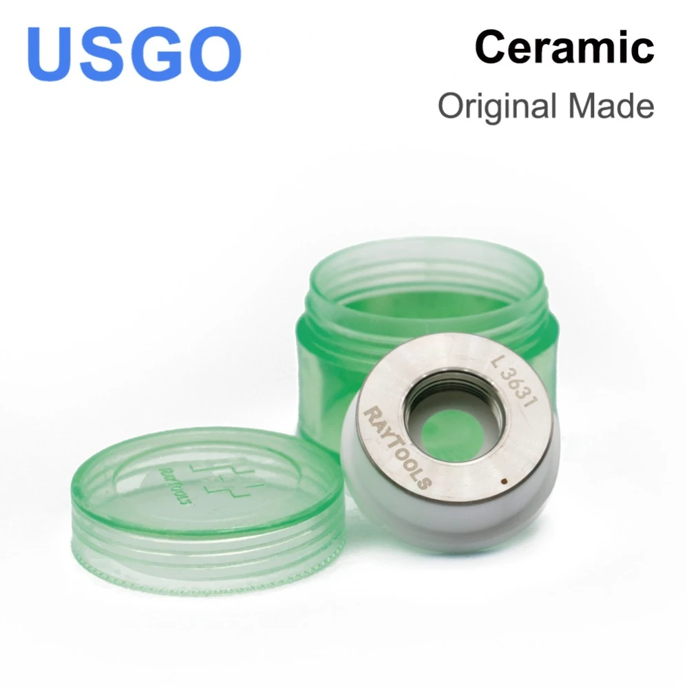 

USGO Original Made Laser Ceramic Dia.32mm Nozzle Holder for Raytools Fiber Laser Cutting Head Nozzle Holder