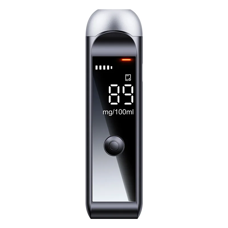 Portable Alcohol Tester, Digital Breath Alcohol Detector, Personal Alcohol Tester-Ideal for Home and Travel Use