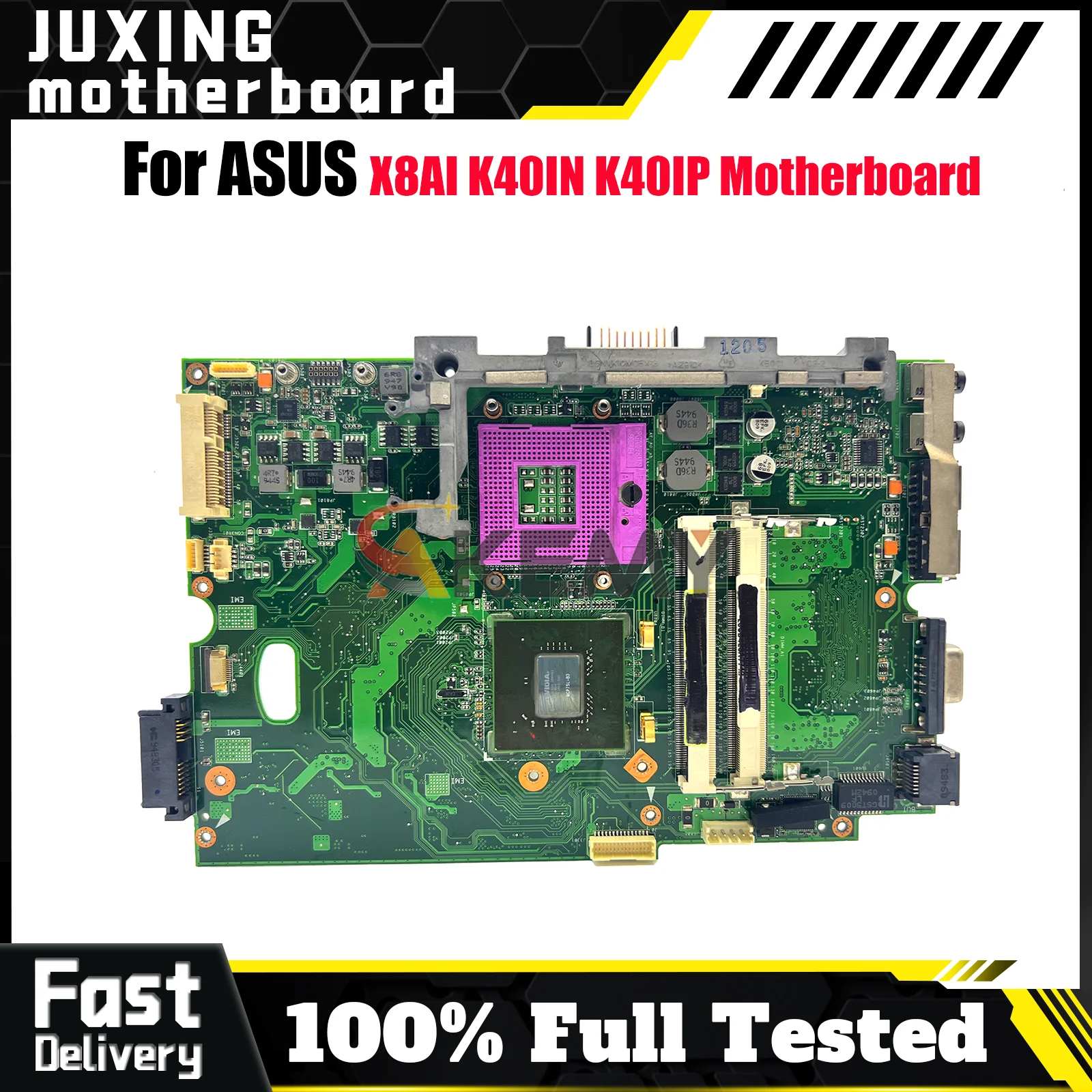 

K40IN Laptop Motherboard For ASUS K40ID K40IN K40IJ X8AI K40IE K40I Notebook Mainboard 100% tests OK fast shipping Top quality