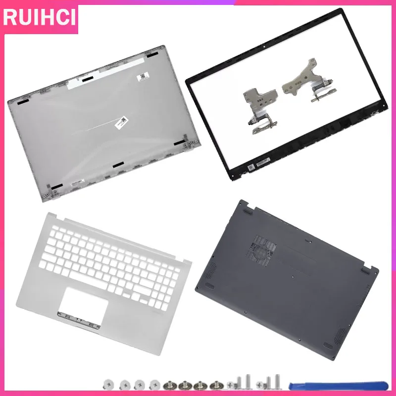 

For Vivobook X515 FL8700 Y5200F V5200F New Laptop LCD Back Cover Front Bezel Palmrest Bottom Case Hinges silver