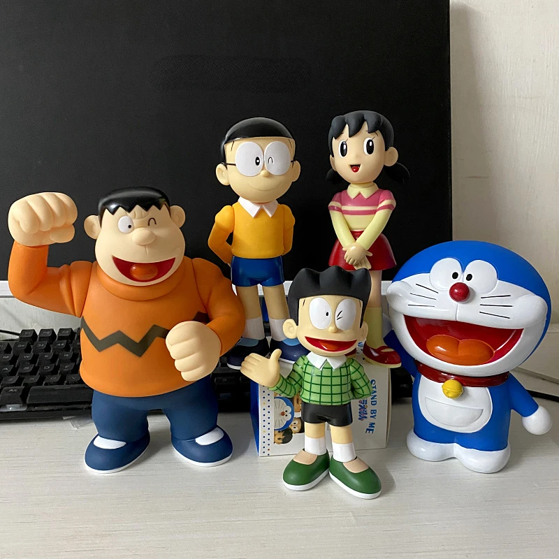 

Anime Doraemon Sleeping Nobi Nobita Cute Minamoto Shizuka Konta Takeshi Honekawa Suneo Action Figure Toy Kid Christmas Gifts