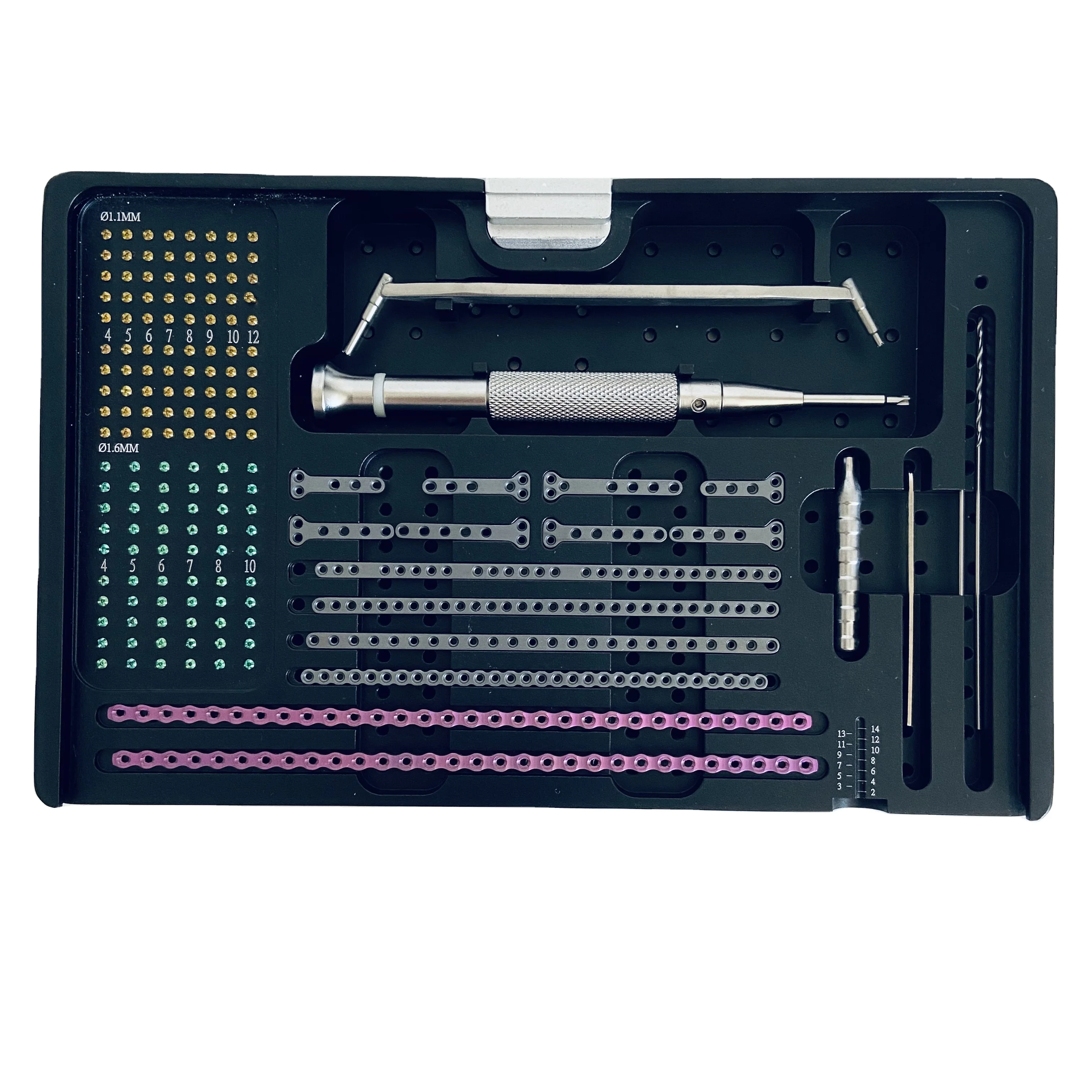 Mini Veterinary Locking Plate and Screw Instrument Set