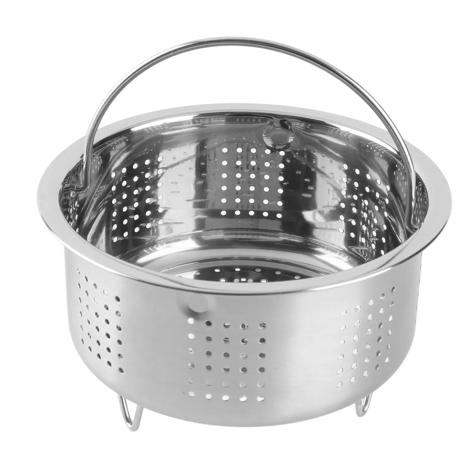Stainless Steel Steamer Basket In Stant Pot Accessories Instant Cooker With Handle Pressure for Food Egg Vegetables Fruits