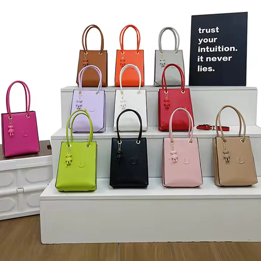 2026 HOT Small Square Bag  Solid Color Mobile Phone Bag Women New Handbag Fashion Shoulder Casual Crossbody
