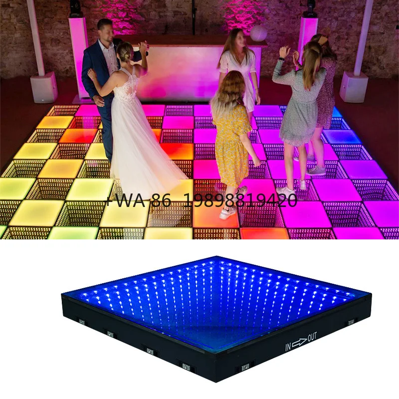 Led Dance Floor Led 3d Dance Floor Sensory Interactive Led Light up Floor Tile Magnet