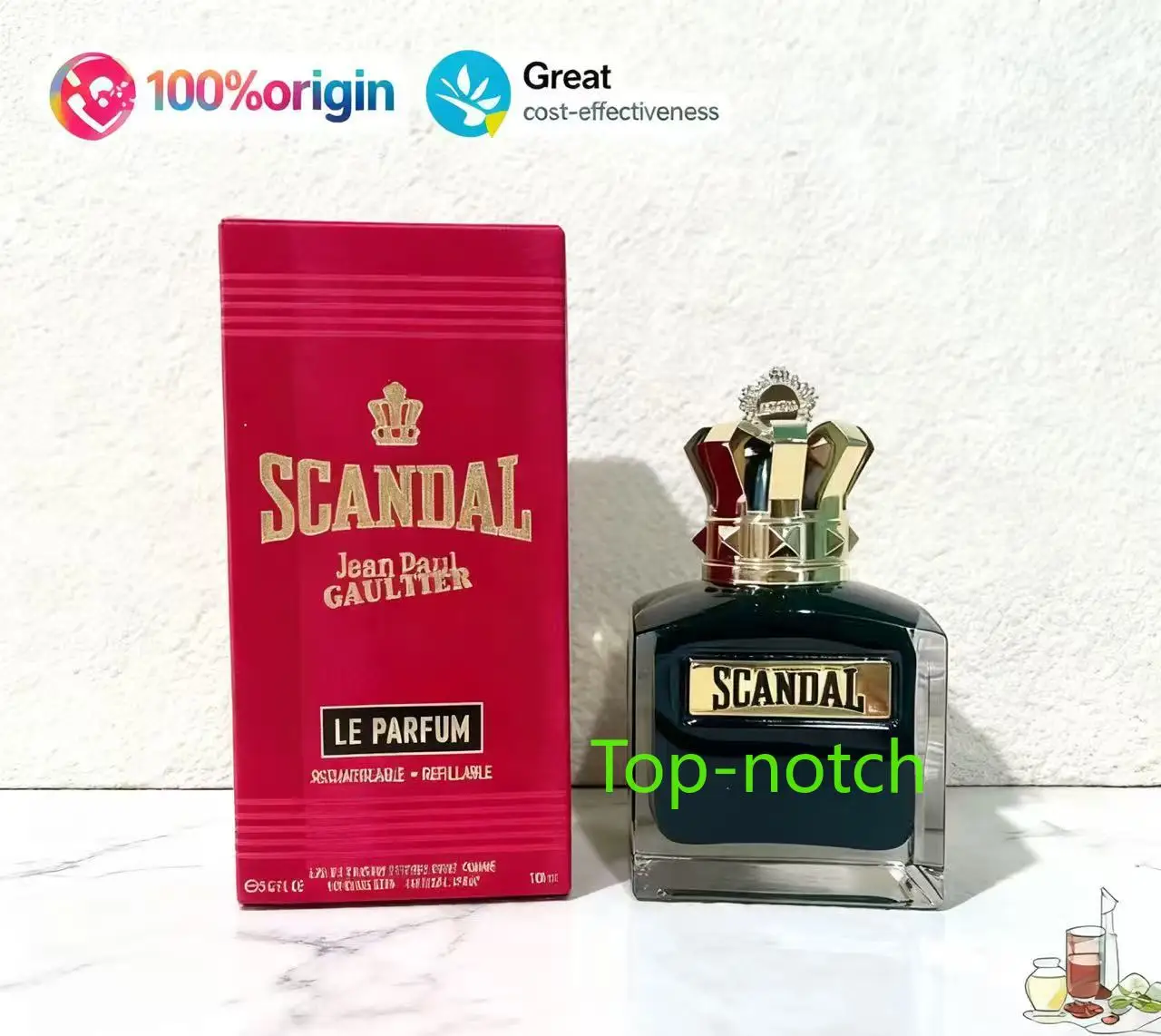 El mejor superventas clásico libera el escandal: perfume de gasa de 80 ml/100 ml, una fragancia unisex audaz y seductora