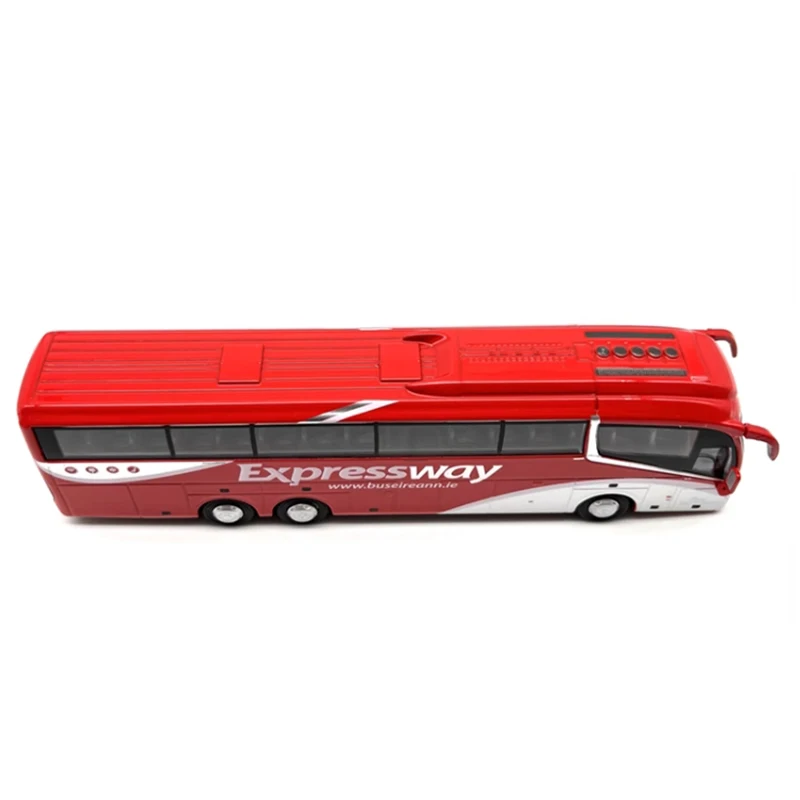 Diecast 1:76 Scale Original High Speed Bus I6 Alloy Automobile Model Exquisite Finished Product Simulation Toy Collection Gift