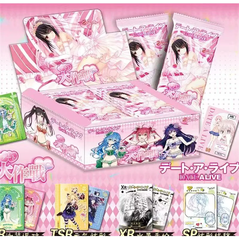 Goddess Date A Live Booster Display TCG Anime Trading Collection Card لعبة أطفال #1