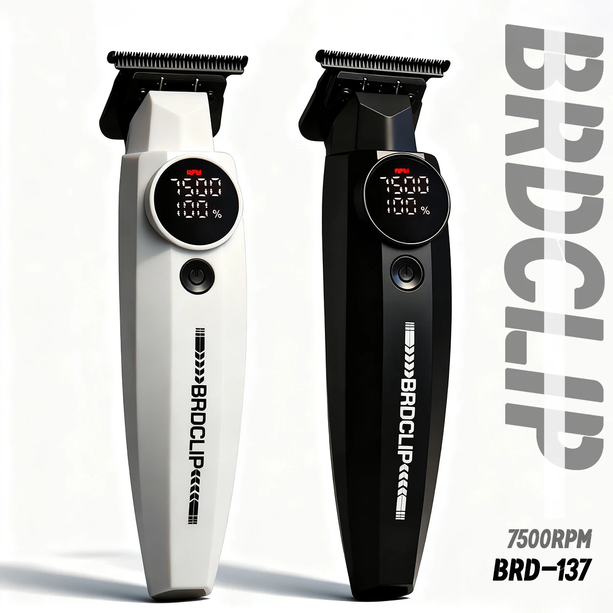 

Профессиональный триммер для волос 7500 об/мин BRDCLIP электрическая машинка для стрижки DLC керамическое лезвие салонный финишер машина мужская парикмахерская 1500 мАч