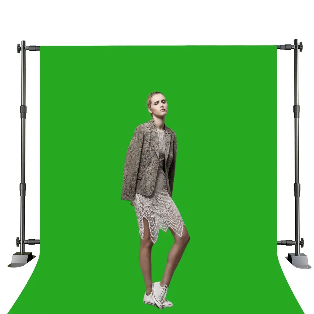 Backdrop Stand Kit 8ft x 10ft, Heavy Duty Wedding Backdrop for Events Decoration Backdrop Frame Green Screen Photographer