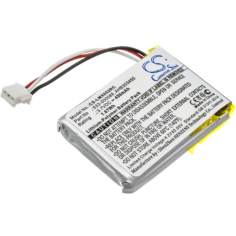 

Logitech G502 X/MX Anywhere 2 Mouse Battery Replacement Li-Polymer 3.7V 450mAh (M905, MR0083, M-RO052)