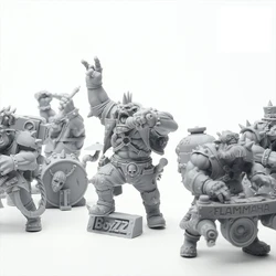 Orck-Band Da BoyZz, Space Warrior, Wargame Miniatures, Ork Figure, Terrain, RPJ, TRPJ, Pathfinder, Infinity, Game, Gamemat