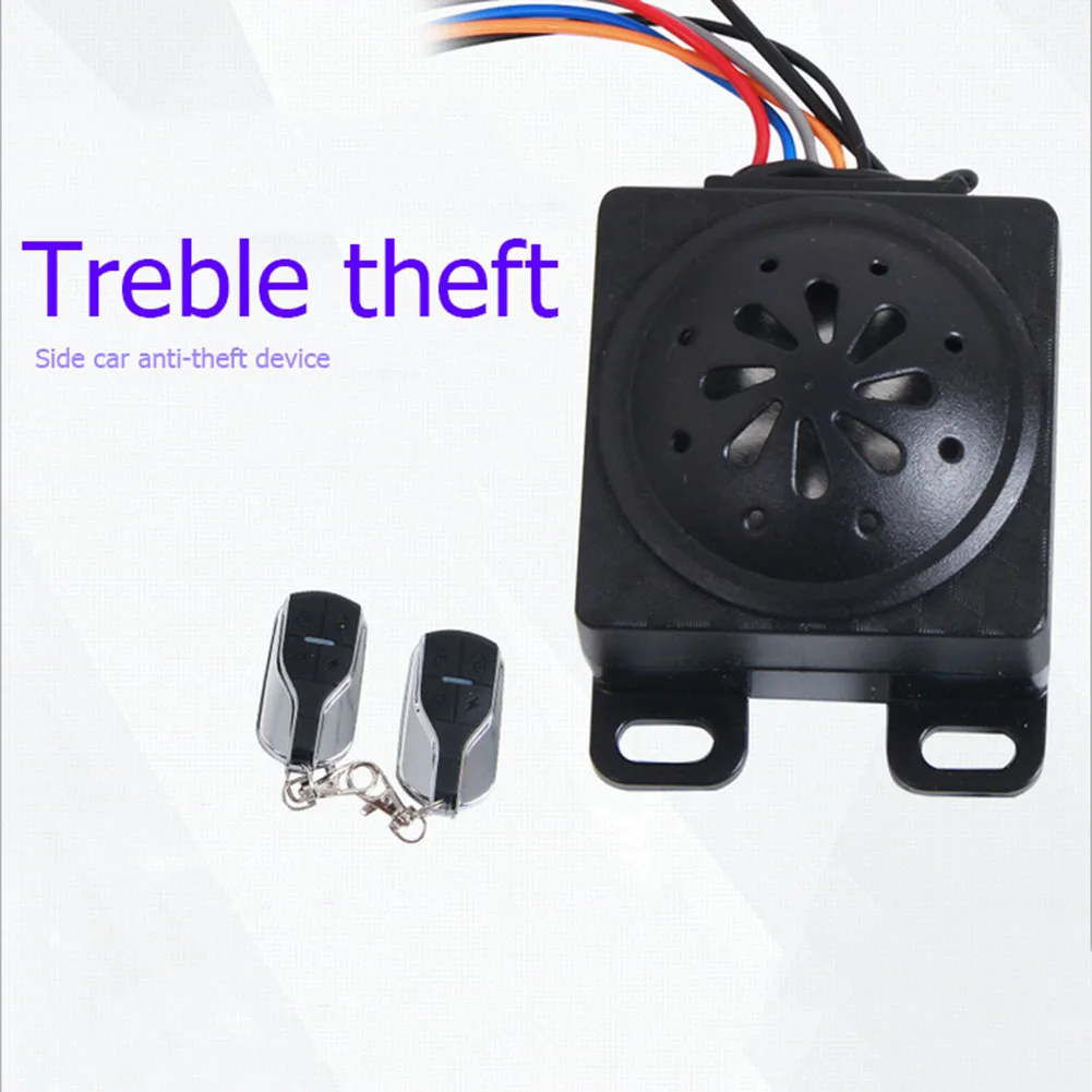 36-72V 110dB Dual Afstandsbediening Elektrische Scooter Alarm Beveiligingssysteem Waterdicht Stofdicht Bromfiets Anti-diefstal alarm