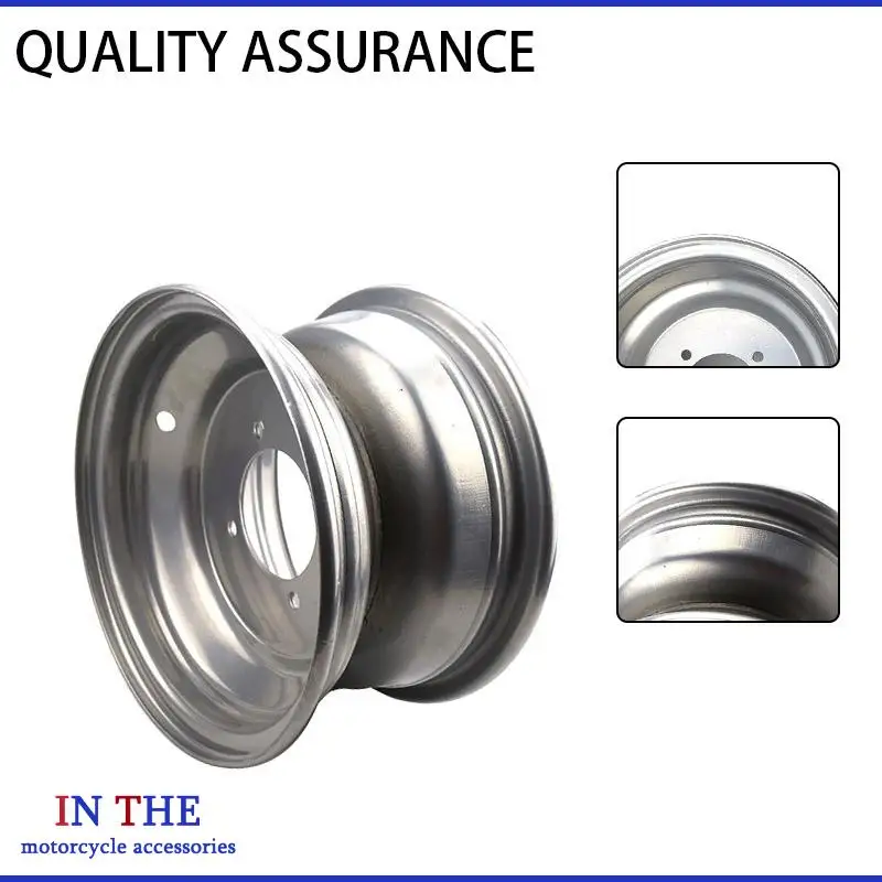 For 110-125cc go karts ATV、 Lawn mower tire 4-hole vacuum wheel rim 7-inch wheel hub modification part