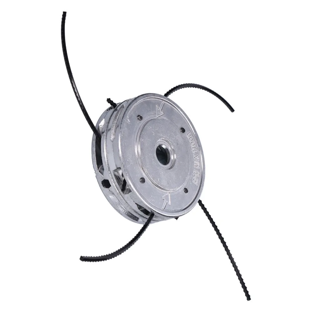 Durable Aluminum Head String Trimmer Head 4 Wire Design Plastic Wire Weed Eater Head Universal 40CC Compatible Weed Trimmer Head