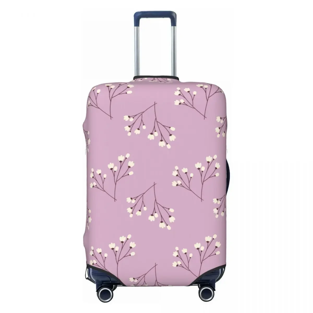 Cherry Branches Suitcase Cover Happy Easter Useful Travel Protection Luggage Accesories Vacation