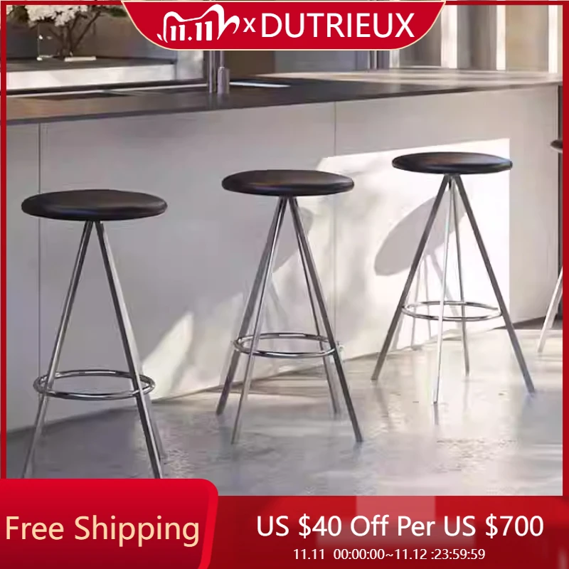

Minimalist Modern Bar Chairs Design Nordic Ergonomic Backrest Bar Chairs Reception Comfortable Taburetes De Bar Home Furniture