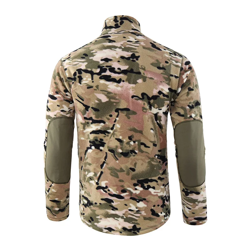 Herren Outdoor Wandern Warme Fleecejacke Liner Fans Trainingsjacken Herbst Winter Winddichte Pullover Tops – Detail 19