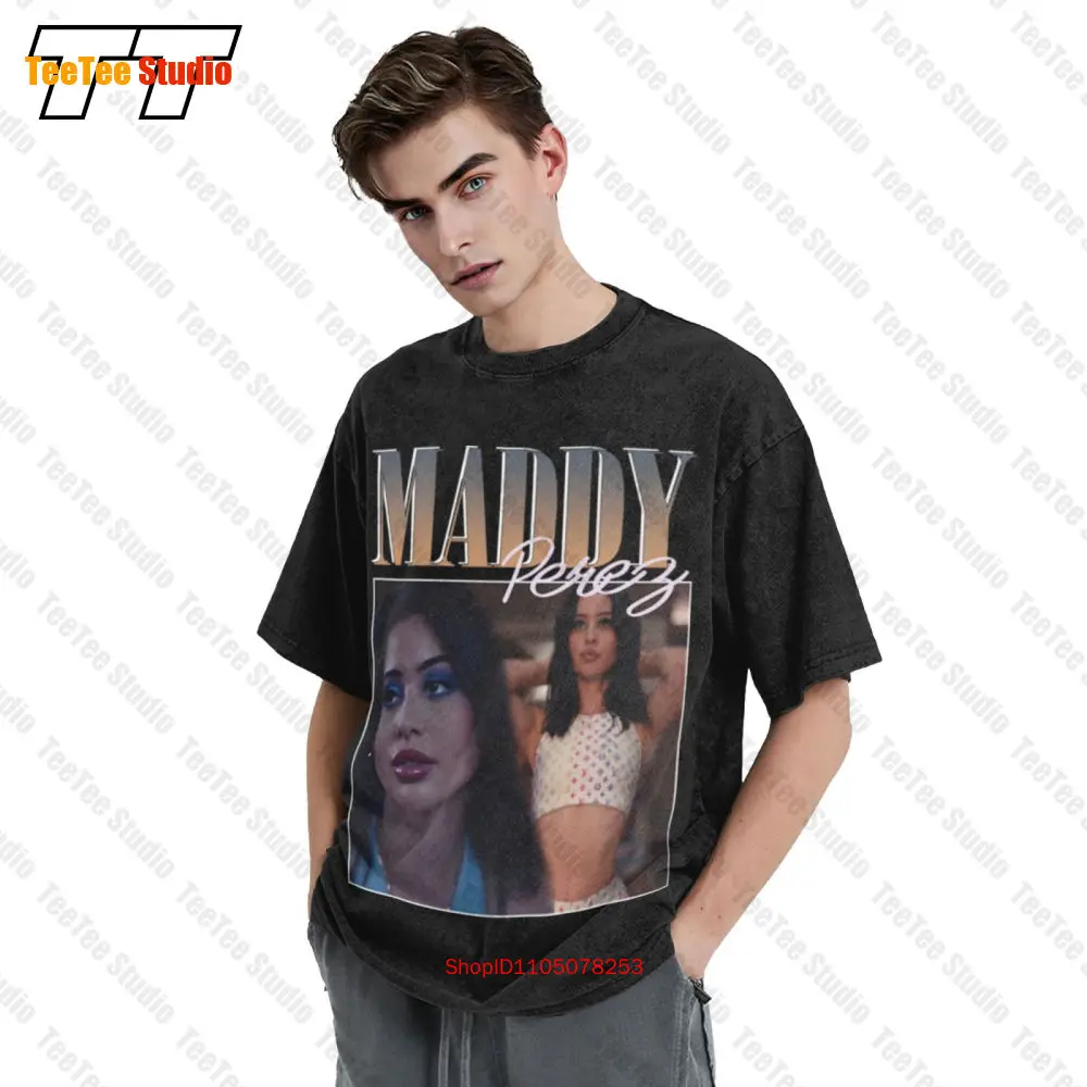 تي شيرت Alexa Demie Maddy Perez Euphoria Rap Hip Hop بأكمام قصيرة 503J #3