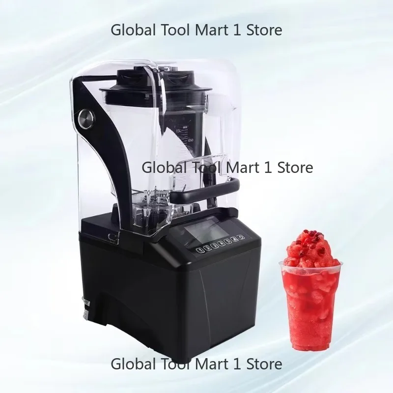 

Performance Low Noise Stainless Steel 304 Blades 1600W Smo-othie Blender Mixer Electric Ice Crusher Juice Commercial Blender
