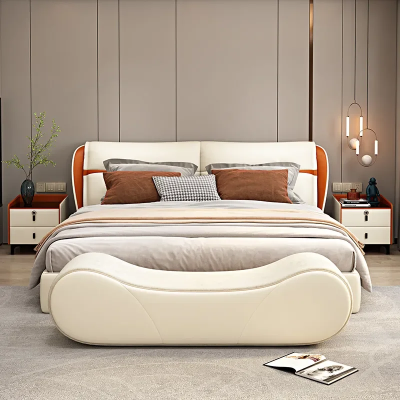 Italian Minimalist Side Stool Modern Simple Romantic Bedroom Bench Shoe Changing Stool By The Bed
