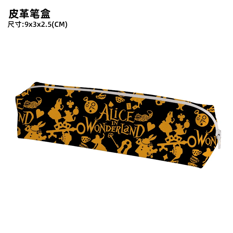 

Disney Alice in Wonderland H5541 Anime Customized Cosmetics Bags Cartoon Pen Bag Storage Handbag Stationery Gift