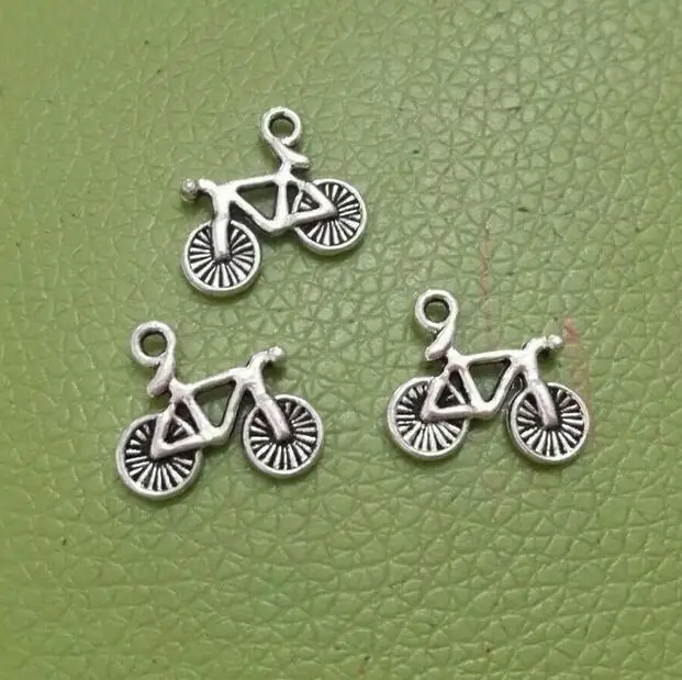 

30pcs 15.9x13.4mm Tibetan Silver color bicycle charms H0886