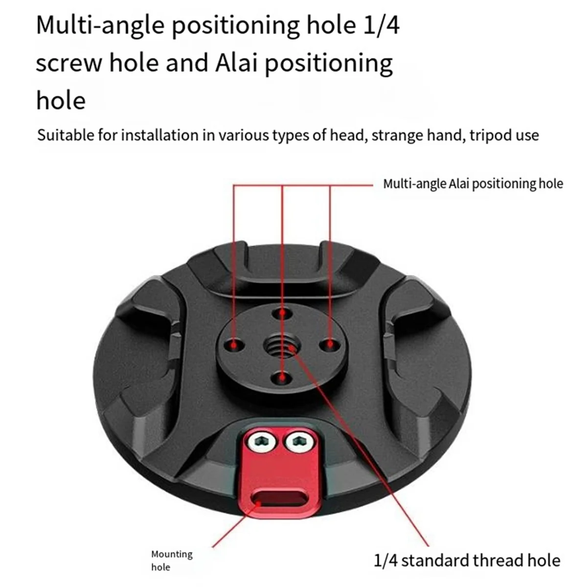 A07I Magnetic Base Mobile Phone Holder 1/4in Hole for 16 15 14 12 Phone Stand Tripod Selfie Sticker Mount