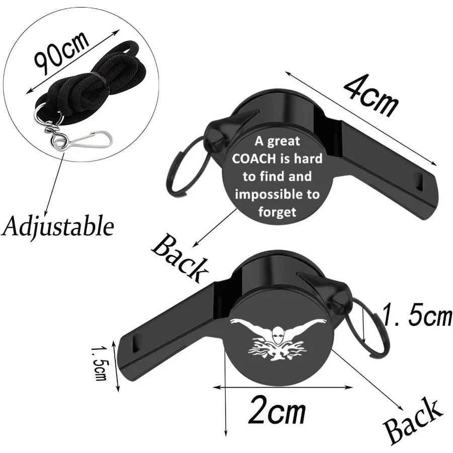Swim Coach Whistle with Lanyard A Great Coach is Hard to Find and Impossible to Forget Whistles Swimming Lover Gifts