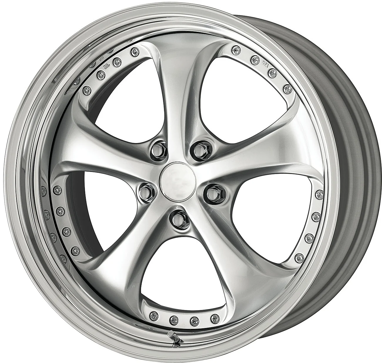 Chrome 2-Piece forged  Aluminum alloy wheels 17 18 19 20 Inch Wheel Rims 5x112 5x120 5x114.3 VSKF Wheel Rims