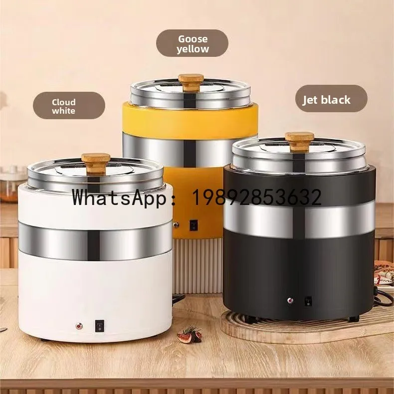 

ZF Commercial Electric Heating Soup Bucket Insulation Bucket Buffet Heater Juice Japanese Style Electronic Soup Warmer