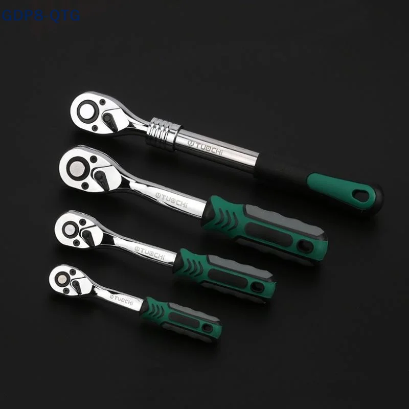 1Pcs 1/2 1/4 3/8 Flying Wrenches 24/72 Tooth Quick Ratchet Wrench Two-way Socket Wrench Repair Tools For For Vehicle Bicycle