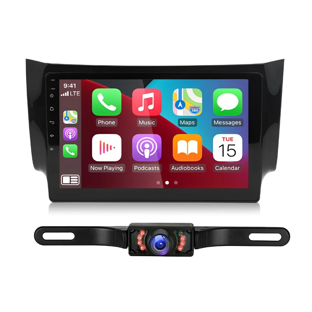 

10Inch Car-play Radio Car GPS Navi Compatible for Sentra Sylphy 2012-18 Android 13