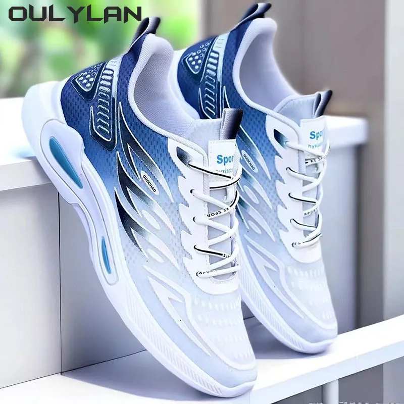 Outdoor Sportschoenen Heren Sneakers Lichtgewicht Slijtvaste Anti Slip Hardloopschoenen Casual Mesh Schoenen Heren Zomer