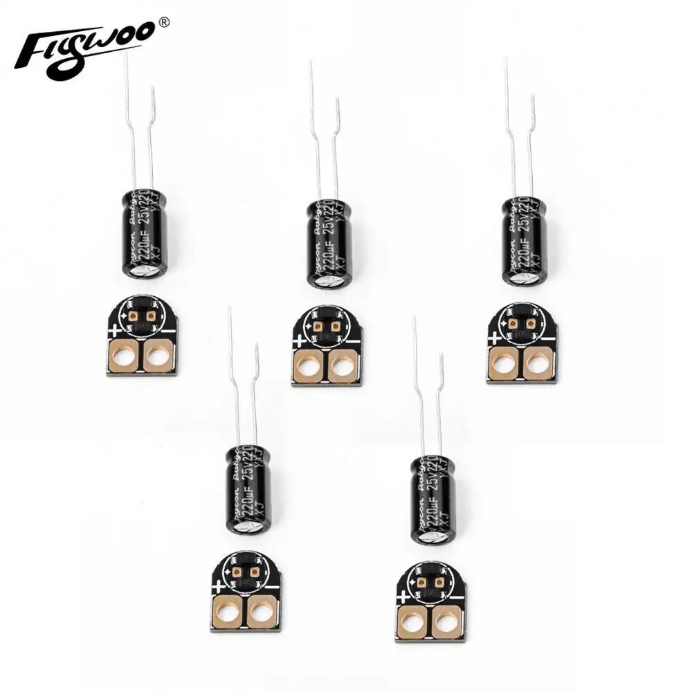 플라이우 TVS/XT60/XT30 필터/AGC-MIC 7in1 FPV 전원 및 오디오 키트 FPV 드론 DIY 부품 중국 본토