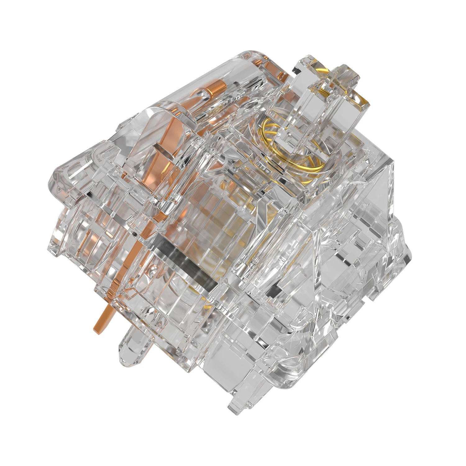 Everglide EG Aqua King V3 Water King Linear Switch 5pin RGB 37g 55g 62g 67g MX Switches For Mechanical Keyboard Clear Body GMK67