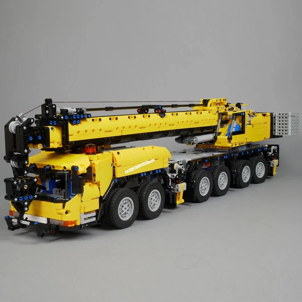 NEW 3593PCS MOC city Engineering Series Grove GMK6400 Mobile Crane model DIY creative ideas child Toy Gift Technology Blocks