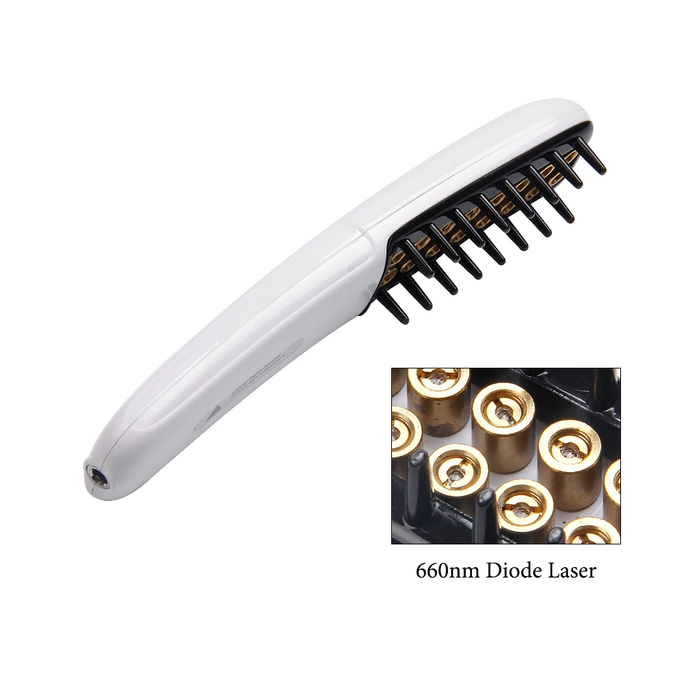 

Laser Hair Care Comb Anti Hair Loss Head Massager Scalp Led Therapy Light Ems Ionic Ion Hair Growth Scalp Massager Comb